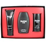 Guy Laroche Drakkar Noir 3 Piece Gift Set for Men: Eau De Toilette Spray, Aftershave Balm, Deodorant Stick