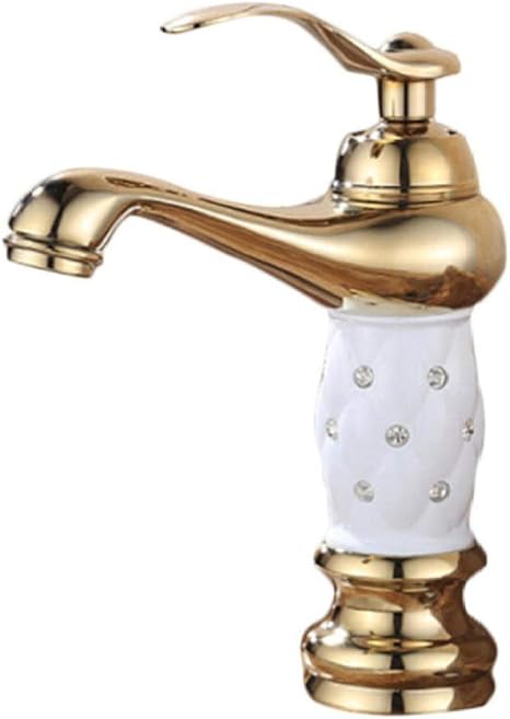 Grifos De Lavabo Latón Con Grifo De Baño De Diamante Grifo Mezclador De