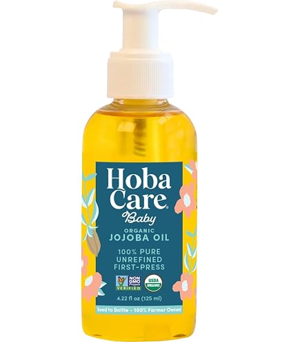 Noir Gold Organic Hair Growth Oil For Babies & Children – 4 Fl Oz – Treats Cradle Cap, Scalp Eczema