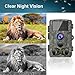 FHDCAM Trail Game Camera 1080P HD Waterproof Scouting Camera, 120°Wide Angle PIR Sensor Motion Activated Night Vision Hunting Camera for Wildlife & Home - New Version