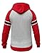 Golden Zone Women's Alabama Crimson Tide Warm Athletic Hoodies Sweatshirts - Grey & Red
