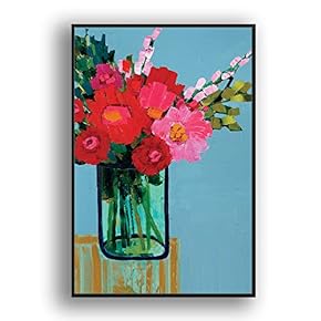 Framed Canvas Wall Art for Living Room, Bedroom Minimalist Abstract Canvas Prints for Modern Home Decoration Ready to Hang - 16"x24" inches