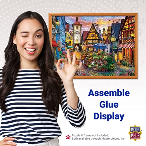 MasterPieces Jigsaw Puzzle Glue & Wide Plastic Spreader, 5oz 2 Pack