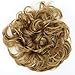 CAISHA Hairpiece Hair Wrap Heat-resistant Synthetic Fibres Curly Messy Updo Dirty Blonde HW13