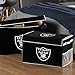 Franklin Sports NFL Storage Footlocker Bins - Large Folding Organizer Containers - NFL Team Office, Bedroom + Living Room Décor - Large + Small Bins