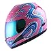 Motorcycle Street Bike Pink Dragon Full Face Woman/Lady Helmet
