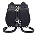 StillCool Cosplay Moon Backpack Bag Purse, PU Leather Cat Ear Shape, Fashion Women Girls Handbag Shoulder Bag Rucksack (Black Backpack)