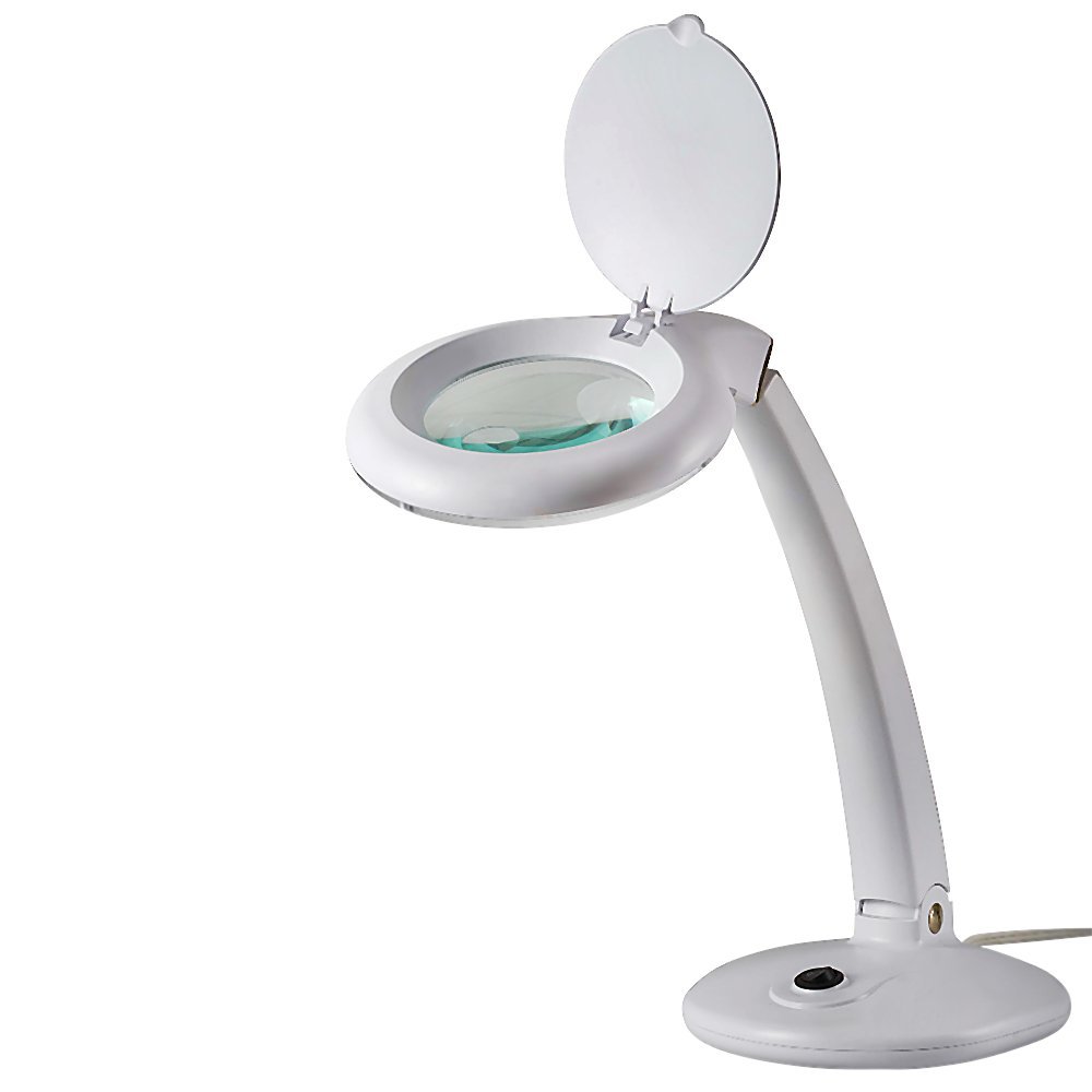 Omano LED Magnifying Desk Lamp (5x Magnification) Ultra-Clarity