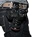 VONOTO DSLR Camera Hard Plastic waist belt buckle button - camera hanger Belt Clip Holster Holder fast loading rig for Canon 5d2 nikon d7000 etc -Black