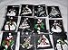 12PCS/Pack Rhinestone Crystal Christmas Brooch Pin Set for Christmas Decorations Ornaments Gifts