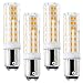 Ba15d LED Bulb 88LEDs, Ba15d Double Bayonet Base, 6W 120v 60W Equivalent, Dimmable Sewing Machine Lamp (Pack of 4) (BA15D Warm White 3000K)
