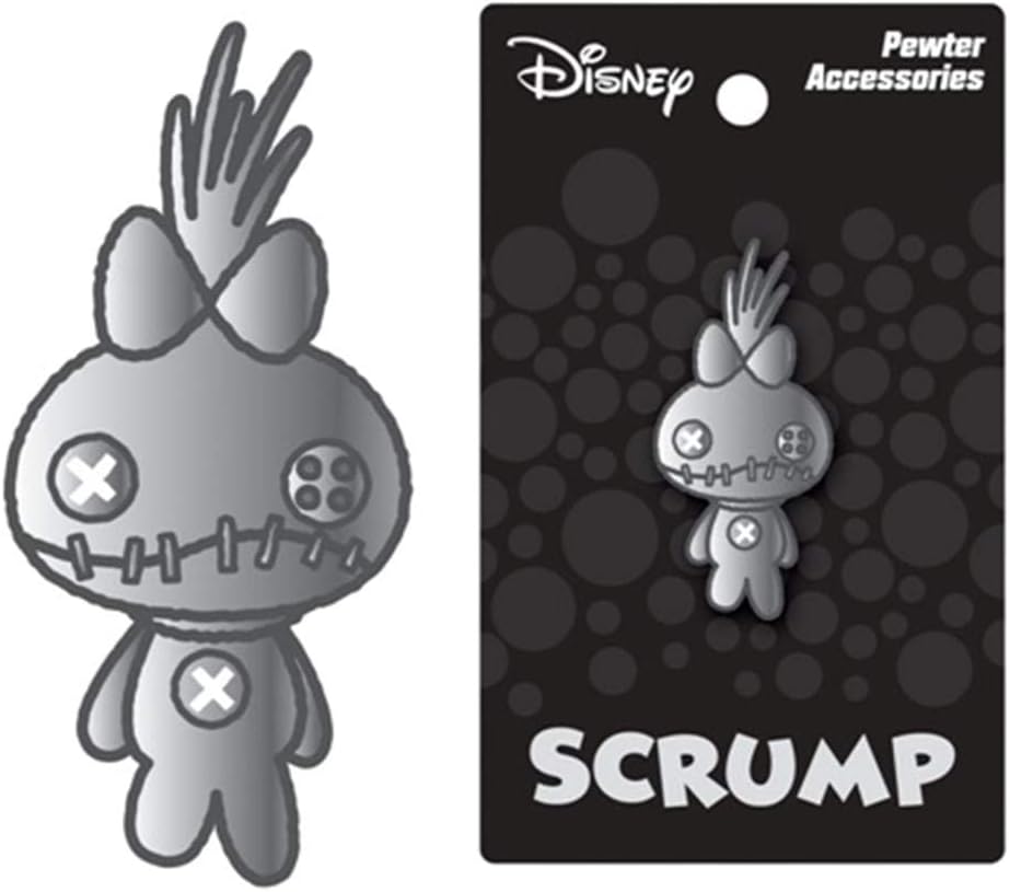 Disney Pewter Lapel Pin: Scrump, Multi-colored, 1", 1 Inches