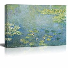 Water Lilies by Claude Monet Print Famous Painting Reproduction