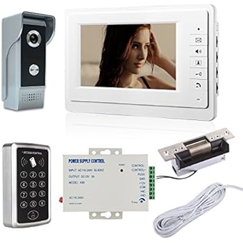 Amazon.com : 7" TFT Color Video Doorbell Intercome System