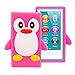 iPod Nano 7 Case, iPod Nano 8 Case, FiveBox 3D Penguin Soft Silicone Rubber Skin Case Cover for Apple iPod Nano 7th 8th Generation 7G 16GB(Hot Pink)