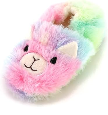 cute plush slippers