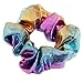 Fanzbike 12 Pieces Shiny Metallic Scrunchies Hair Scrunchies Elastic Hair Bands Scrunchy Hair Ties Ropes for Women or Girls Hair Accessories