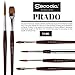 Speedball Art Products Escoda Prado Series Artist Watercolor & Acrylic Short Handle Round Paint Brush, Size 10, Synthetic Sable