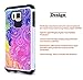 Galaxy Alpha Case, NageBee Design Premium [Heavy Duty] Defender [Dual Layer] Protector Hybrid Case for Samsung Galaxy Alpha (Hybrid Rainbow Illusion)