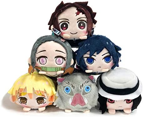 鬼滅の刃(きめつのやいば) もちころりん ぬいぐるみマスコット BOX商品 1BOX=6個入り