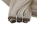 RUNATURE Bundle Hair Weave 14 Inch Piano Color 18P60 Dark Ash Blonde Mix Platinum Blonde Hair Bundles 100g Remy Human Sew in Hair Extensionsthumb 3