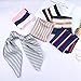 6 Pcs Hair Scarf Silk Hair Scrunchies Hair Bands Elastic Ties Print Bandana Ponytail Holder Vintage Accessories for Women Girls