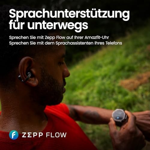 Up Bluetooth Kopfhörer, Kabellose Open-Ear-Ohrhörer mit Touch-Steuerung, IPX4 Wasserfest & Schweißresistent, KI-Rauschunterdrückung, Ideal für Sport & Laufen, Kompatibel mit Android & iPhone