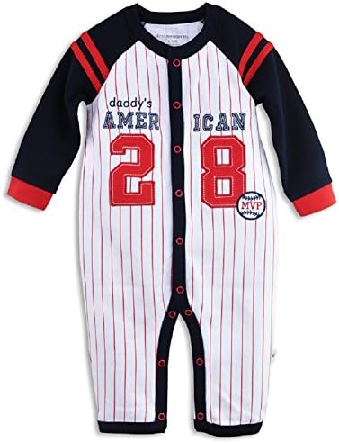 Sunday Park Baby Boy Long Sleeve Sportsman Romper Jersey (0-3 Months)
