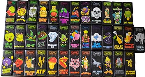 Black Dank Vape Packaging - Empty Packaging - 100pcs for $49.99-32 Different Packaging