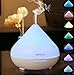 Siensync Essential Oil Diffuser, (TM) 300ML Ultrasonic Cool Mist Humidifier 4 Timer Setting Waterless Auto Shut-Off Aroma Diffuser with 7 Color LED Lights for,Office, Home