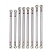 INJORA 313MM Wheelbase Link Rod for 1/10 RC Car Crawler Axial SCX10, 8pcs/lot,Aluminum Alloy(Grey)