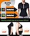 Junlan Women Weight Loss Slimming Body Shaper Sauna Hot Sweat Workout Suit Neoprene Shirts Fitness Exercise Top with Zipper (Pure Black with Zipper, XL)