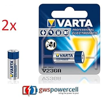 GWS-POWERCELL® VARTA PROFESSIONAL ELECTRONICS V23GA jeweils im Einzelblister verpackt / NEU & OVP (V23GA, 2 Stück)