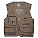 Outdoor Fly Fishing Vest with 16 Pockets. Breathable active wear Jacket for Fishing, Photography, Sports, Hiking, Cycling and Hunting. Lightweight Mesh Fabric - great to hold all your Gear!