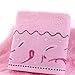USTIDE Luxury Embroidery Towels Pink Fish Flower Bath Towels Ultra Soft & Absorbent Cotton Face Towels Colorful Hand Towels for Bathroom, Shower Towel (Pack of 3)