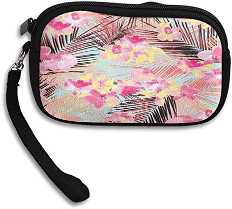 Colourful Grass Casual Wristlet Handbag Coin Purse Zipper Mini Wallet