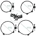 Neewer® Follow Focus CN-90F with Gear Ring Belt for DSLR Cameras of 65mm-103mm Lens Diameter Such as Nikon,Canon,Sony DV/Camcorder/Film/Video Cameras,Fits 15mm Rod Mounts,Shoulder Supports