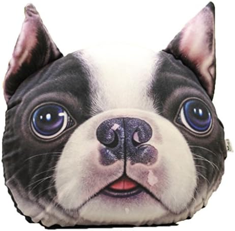 LQQGXL Cushion, Doll dog head meow 3D toy cushion birthday gift (Color : 4#)