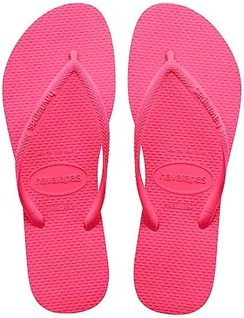 Rare Havaianas Pink Mickey Mouse Flip Flops Womens Size 9/10 Havaianas Pink Sandals for Women for sale | eBay main image 2