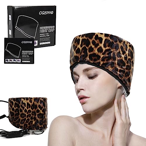 CGFOXUO Heat Cap for Deep Conditioning Heats Up Quickly, Hair