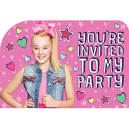 Amscan JoJo Siwa Invitations (8 ct)