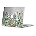 GMYLE MacBook Air 13 Inch Case A1466 A1369 Old Version 2010 2017, Hard Shell Plastic Clear Crystal Glossy Snap On Cover (Garden Floral)