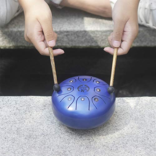 Redvive Top Mini Steel Tongue Drum Fanyin Drum Forget Worry Drum Empty Drum 5.5 Inch