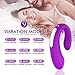 Rechargeable Clitoral & G-spot Vibrator, Waterproof Couples Vibrator with 9 Powerful Vibrations, Remote Control Clitoris G Spot Stimulator Adult Sex Toy for Women Solo Play or Couples Fun