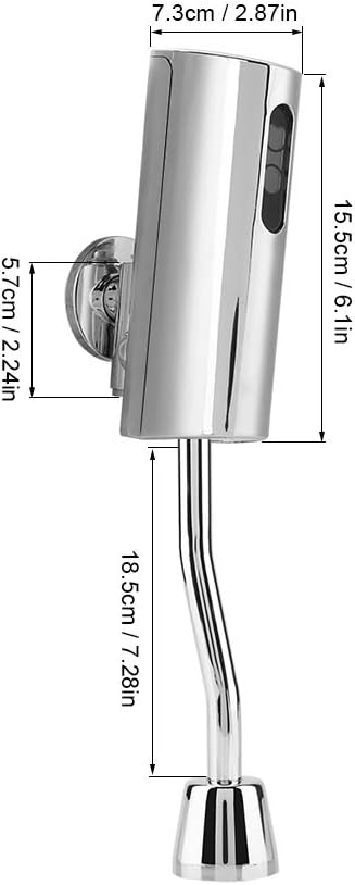 Urinal Flush Valve Wall Mounted Automatic Sensor Intelligent Touchless Toilet Urinal Flushing Tool Toilet Parts for Bathroom Toilet Flusher Fittings - Image 3