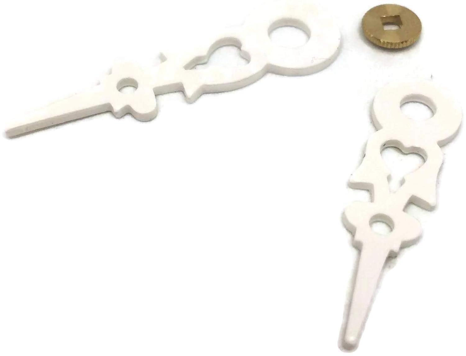 Cuckoo Clock Hands White Acrylic per Pair 27mm to 85mm Amazon.co.uk