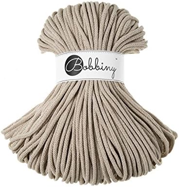 Bobbiny Rope Yarn 3mm x 100m - Macrame Rope (Lemon)