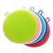 NUOMI Silicone Dish Sponge Washing Brush Scrubber 5 Pack Household Cleaning Sponges, Antibacterial Mildew-Free Brushes