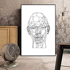 Floating Framed Canvas Wall Art for Living Room, Bedroom Geometric Flowers Canvas Prints for Home Decoration Ready to Hang - 16x24 inches