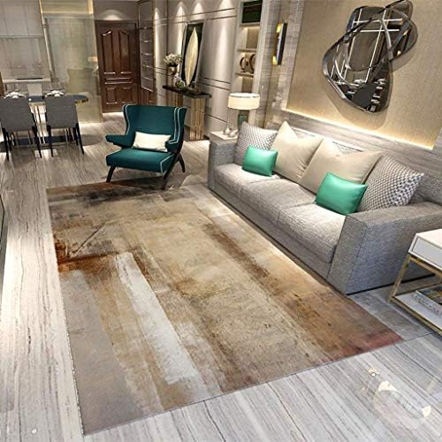 Teppichks Nordic Abstract Ink Art Carpet Living Room Bedroom Large Area Rug Sofa Side Carpet Baby Crawling Mat Floor/Foot Pad Blend (Size : 200X300cm)